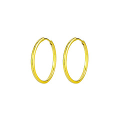 Roxana Hoops Sterling Silver 925 - Gold