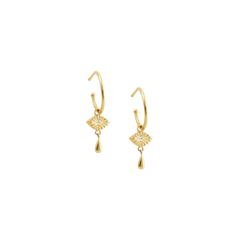 Frances Earring Sterling Silver - Gold