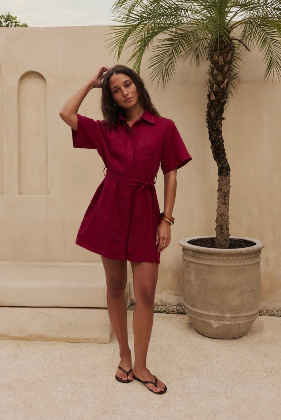 Reverie The Label Owen Linen Dress