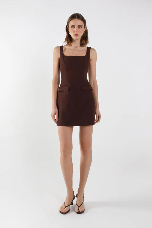 Matisse Mini Dress Choc