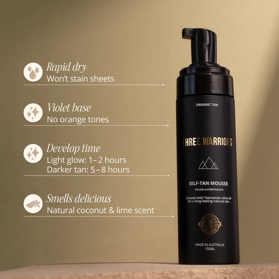 Three Warriors Self-Tan Mousse