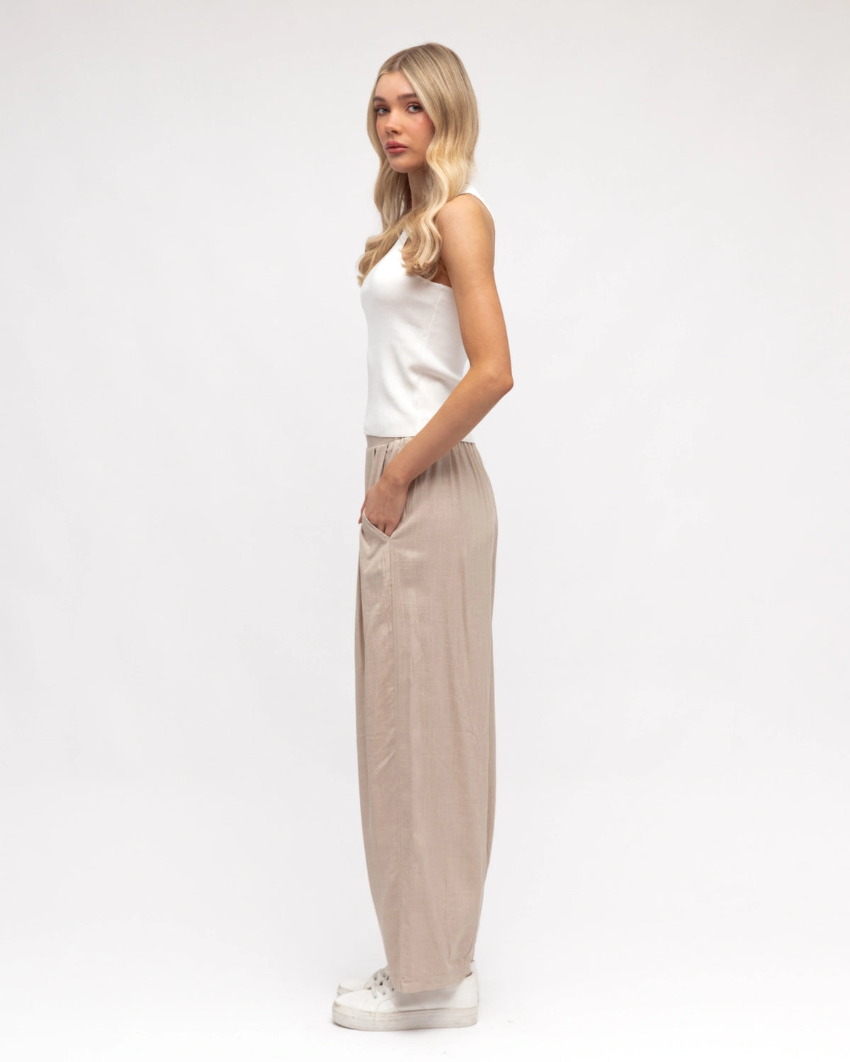 Linen Lux Pants Natural
