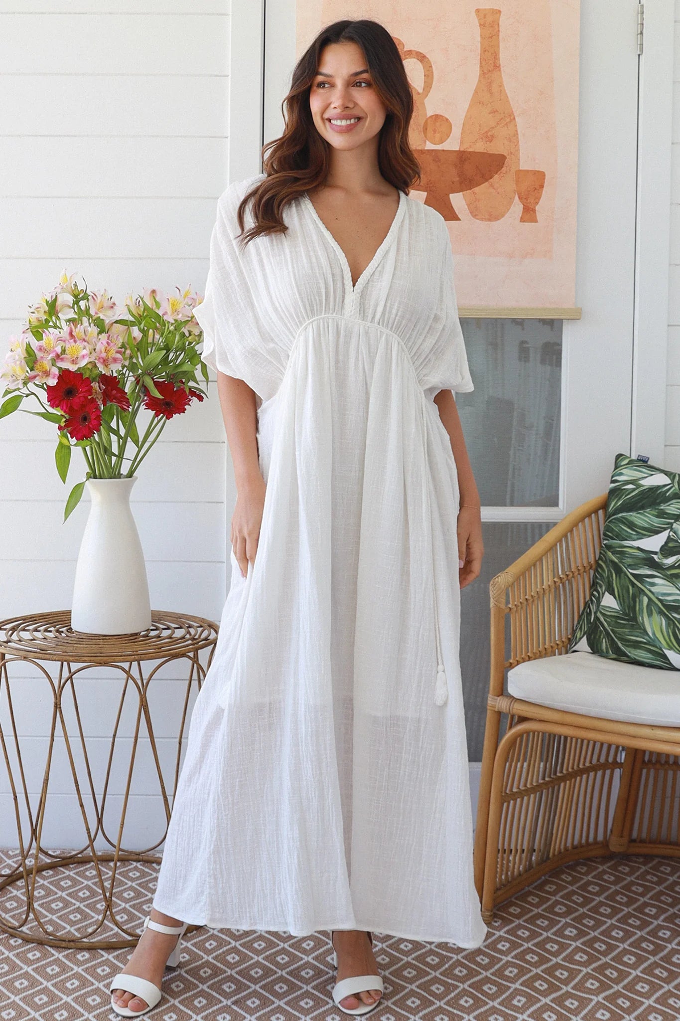 Eden Dress White