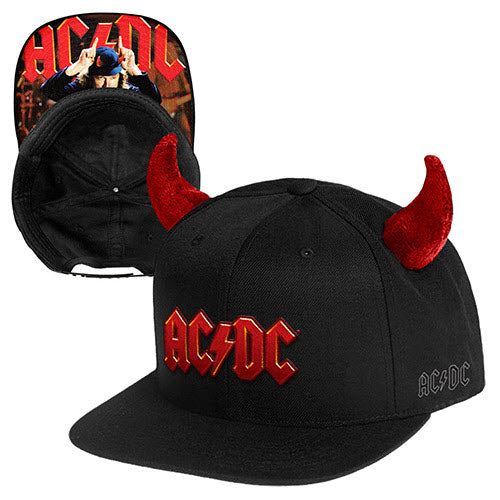 ACDC Devil Horns Snapback Cap