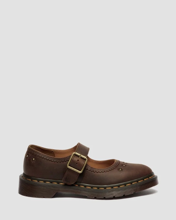 Dr Martens Mary Jane Flower Crazy Horse