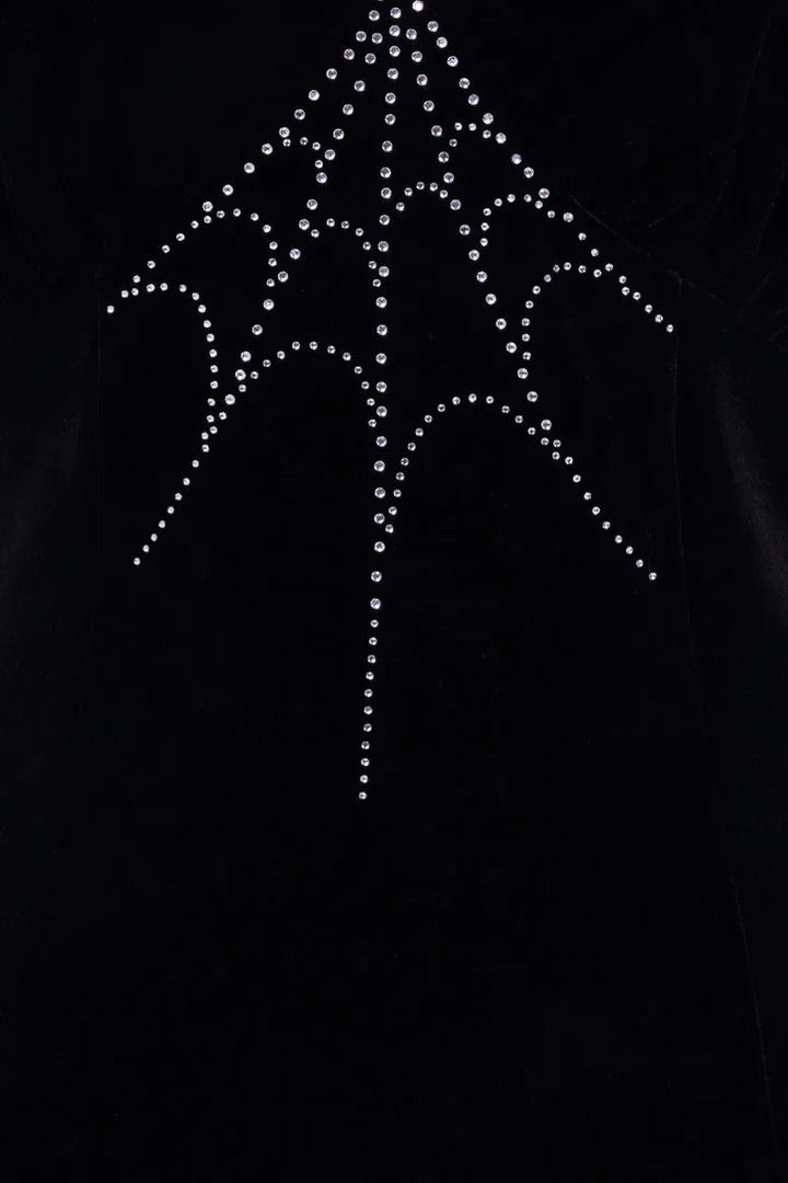 Morticia Dress Black